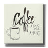 'Coffee Sayings V' by Chris Paschke, Giclee Canvas Wall Art