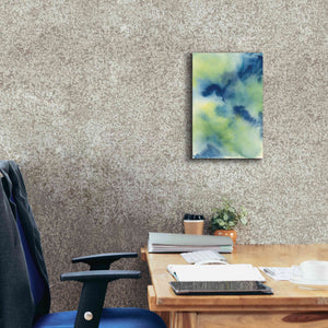 'Indigo Flow I' by Chris Paschke, Giclee Canvas Wall Art,12 x 18