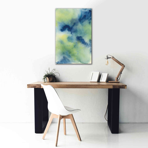 Image of 'Indigo Flow I' by Chris Paschke, Giclee Canvas Wall Art,26 x 40