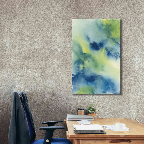 Image of 'Indigo Flow II' by Chris Paschke, Giclee Canvas Wall Art,26 x 40
