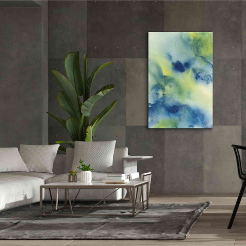 Image of 'Indigo Flow II' by Chris Paschke, Giclee Canvas Wall Art,40 x 60