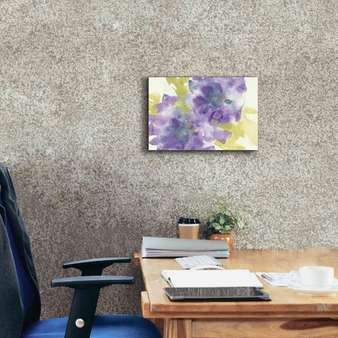 Image of 'VIolet And Gray I' by Chris Paschke, Giclee Canvas Wall Art,18 x 12