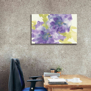 'VIolet And Gray I' by Chris Paschke, Giclee Canvas Wall Art,40 x 26