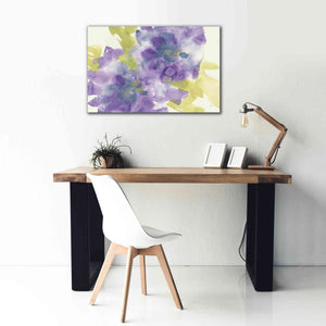 'VIolet And Gray I' by Chris Paschke, Giclee Canvas Wall Art,40 x 26
