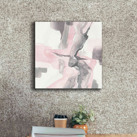 Image of 'Blushing Grey I' by Chris Paschke, Giclee Canvas Wall Art,18 x 18