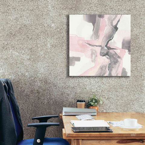 Image of 'Blushing Grey I' by Chris Paschke, Giclee Canvas Wall Art,26 x 26