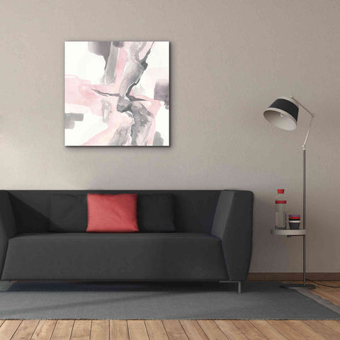 Image of 'Blushing Grey I' by Chris Paschke, Giclee Canvas Wall Art,37 x 37