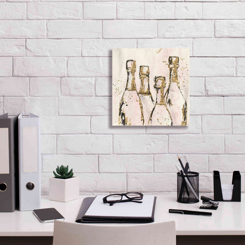 Image of 'Champagne Is Grand I' by Chris Paschke, Giclee Canvas Wall Art,12 x 12
