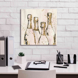 'Champagne Is Grand I' by Chris Paschke, Giclee Canvas Wall Art,18 x 18