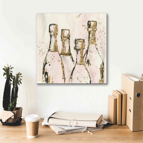 Image of 'Champagne Is Grand I' by Chris Paschke, Giclee Canvas Wall Art,18 x 18
