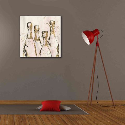 Image of 'Champagne Is Grand I' by Chris Paschke, Giclee Canvas Wall Art,26 x 26