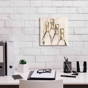 'Champagne Is Grand II' by Chris Paschke, Giclee Canvas Wall Art,12 x 12