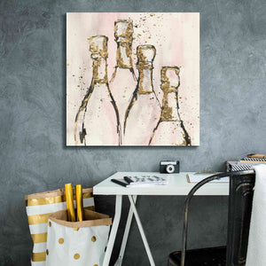 'Champagne Is Grand II' by Chris Paschke, Giclee Canvas Wall Art,26 x 26