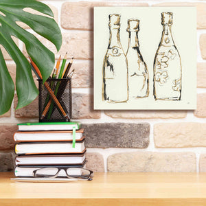'Champagne Is Grand IV' by Chris Paschke, Giclee Canvas Wall Art,12 x 12