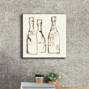 'Champagne Is Grand IV' by Chris Paschke, Giclee Canvas Wall Art,18 x 18
