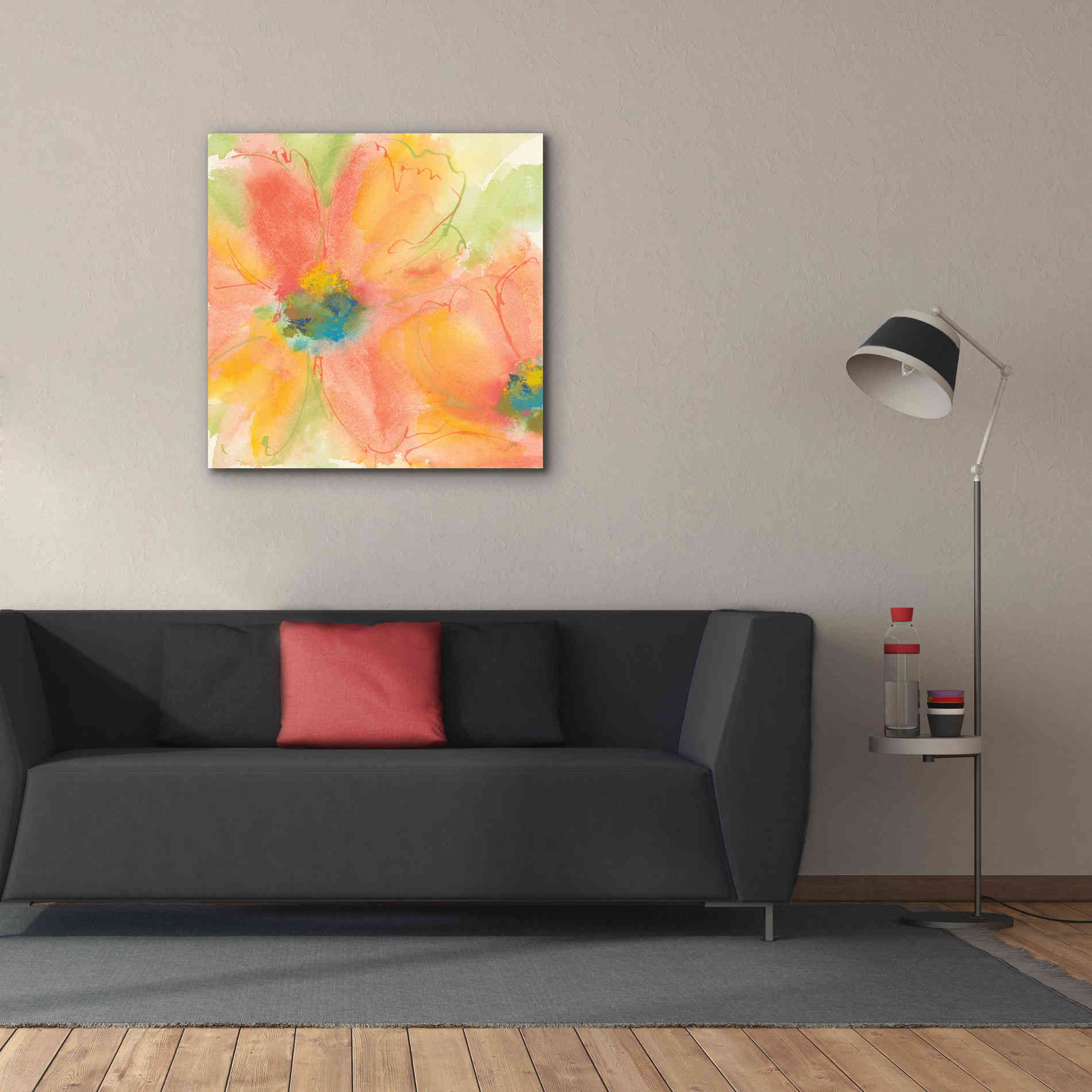 'Tinted Cosmos I' by Chris Paschke, Giclee Canvas Wall Art,37 x 37