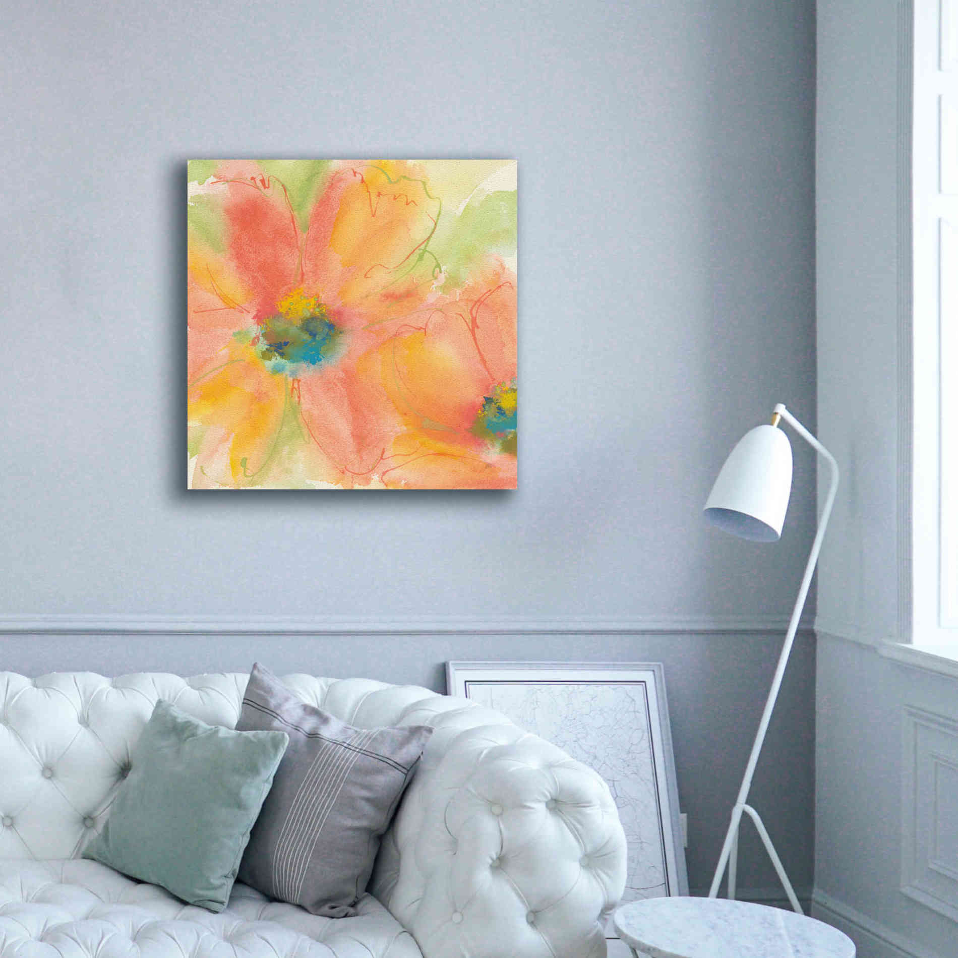 'Tinted Cosmos I' by Chris Paschke, Giclee Canvas Wall Art,37 x 37