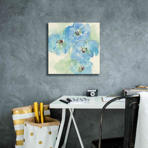 Image of 'Japanese Quince I' by Chris Paschke, Giclee Canvas Wall Art,18 x 18