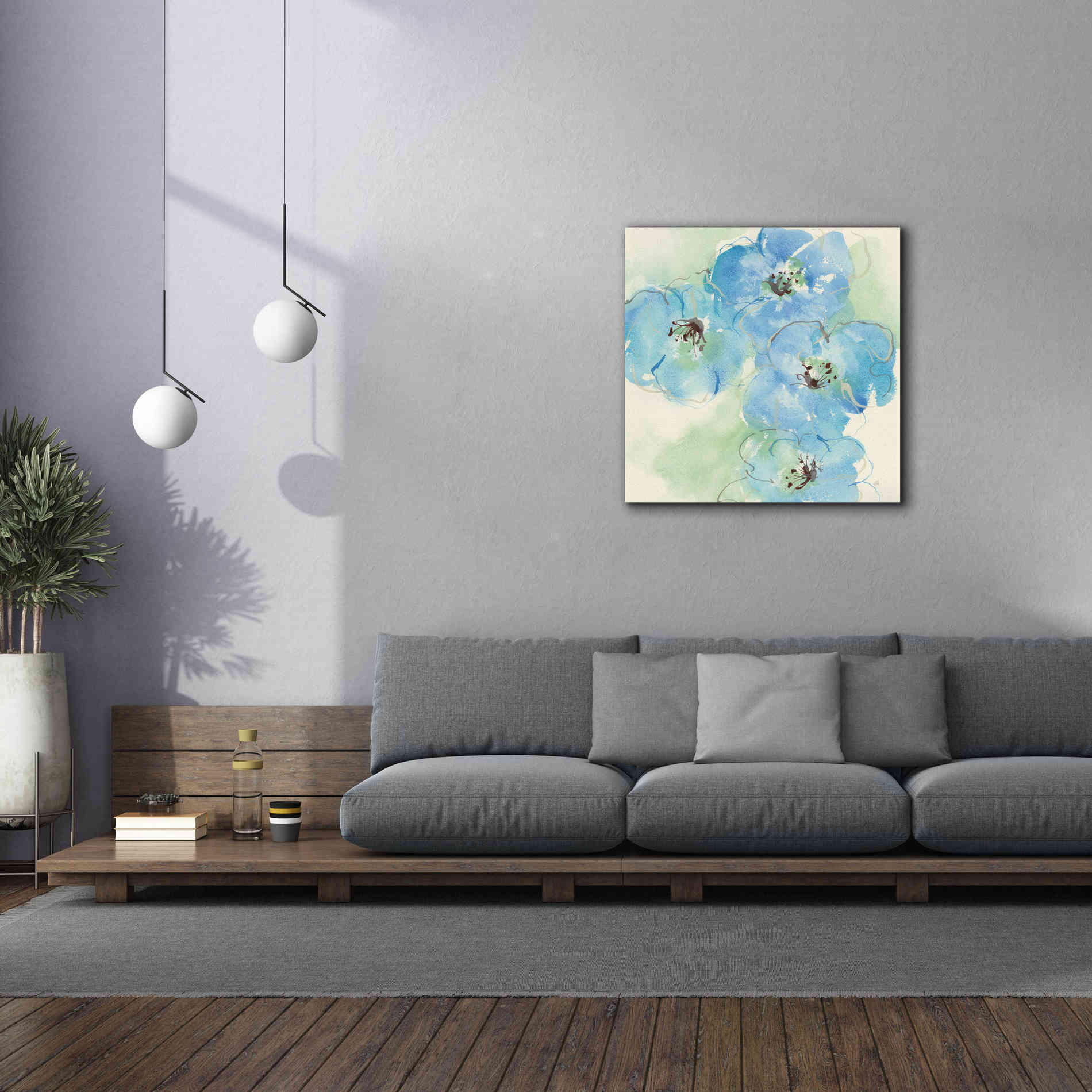 'Japanese Quince I' by Chris Paschke, Giclee Canvas Wall Art,37 x 37
