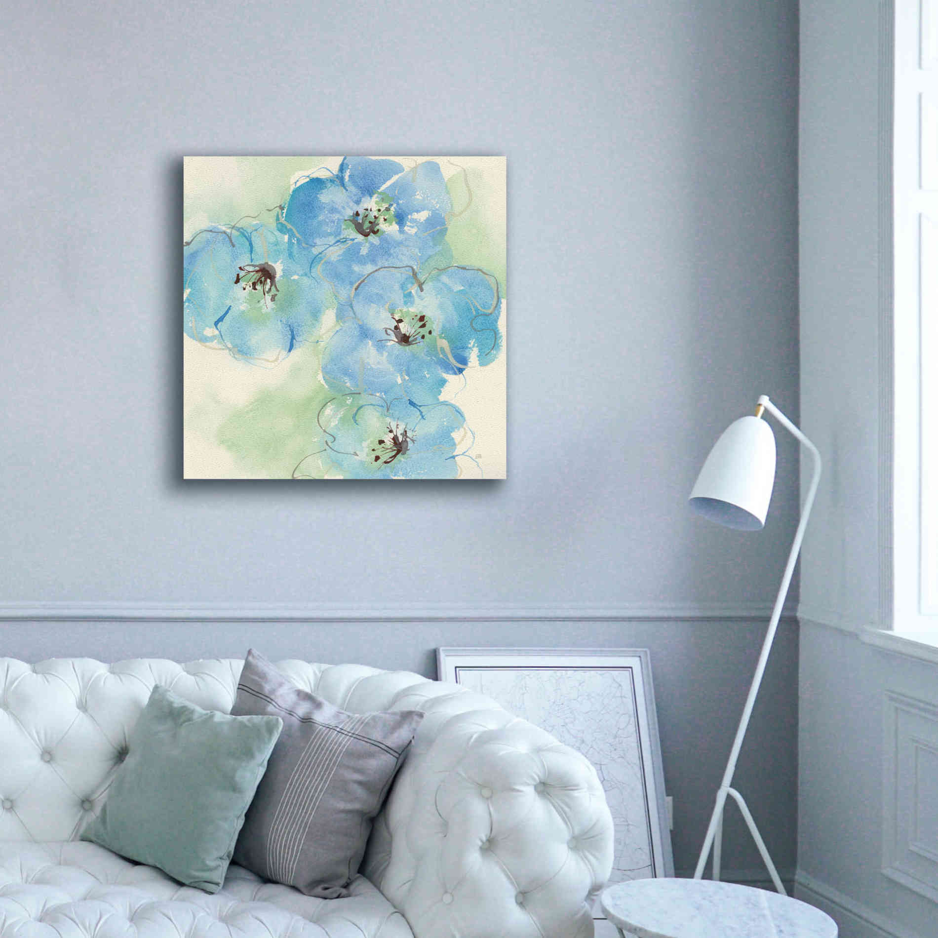 'Japanese Quince I' by Chris Paschke, Giclee Canvas Wall Art,37 x 37