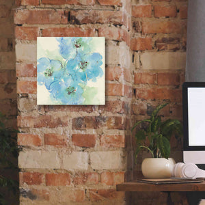 'Japanese Quince II' by Chris Paschke, Giclee Canvas Wall Art,12 x 12