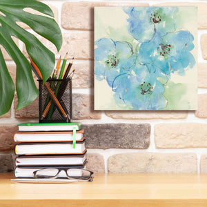 'Japanese Quince II' by Chris Paschke, Giclee Canvas Wall Art,12 x 12