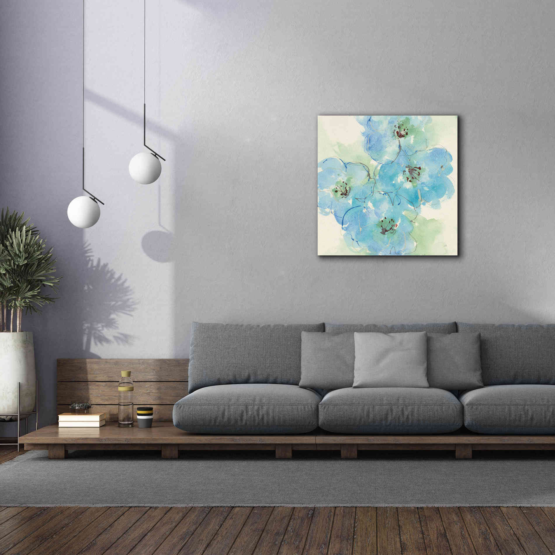 'Japanese Quince II' by Chris Paschke, Giclee Canvas Wall Art,37 x 37