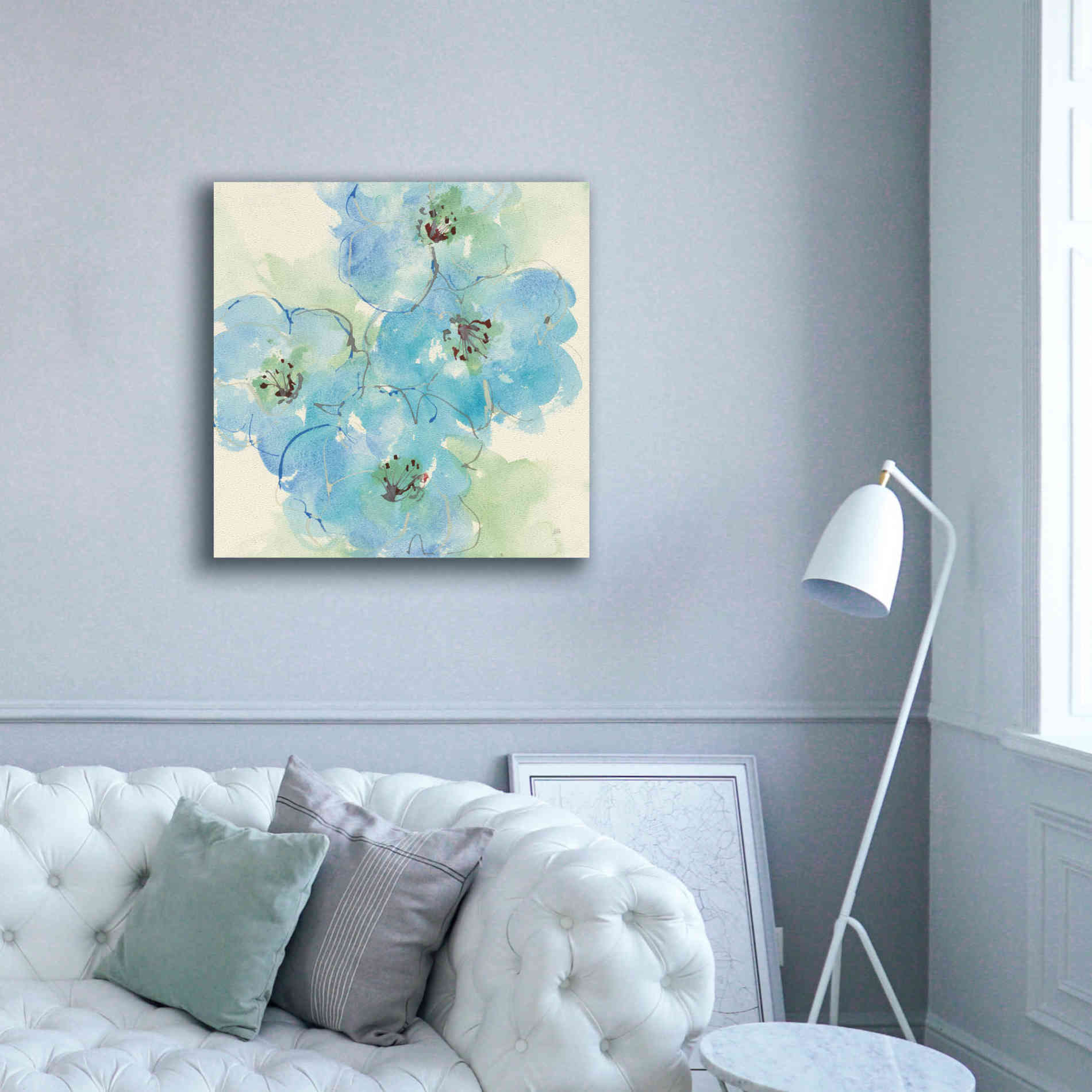 'Japanese Quince II' by Chris Paschke, Giclee Canvas Wall Art,37 x 37