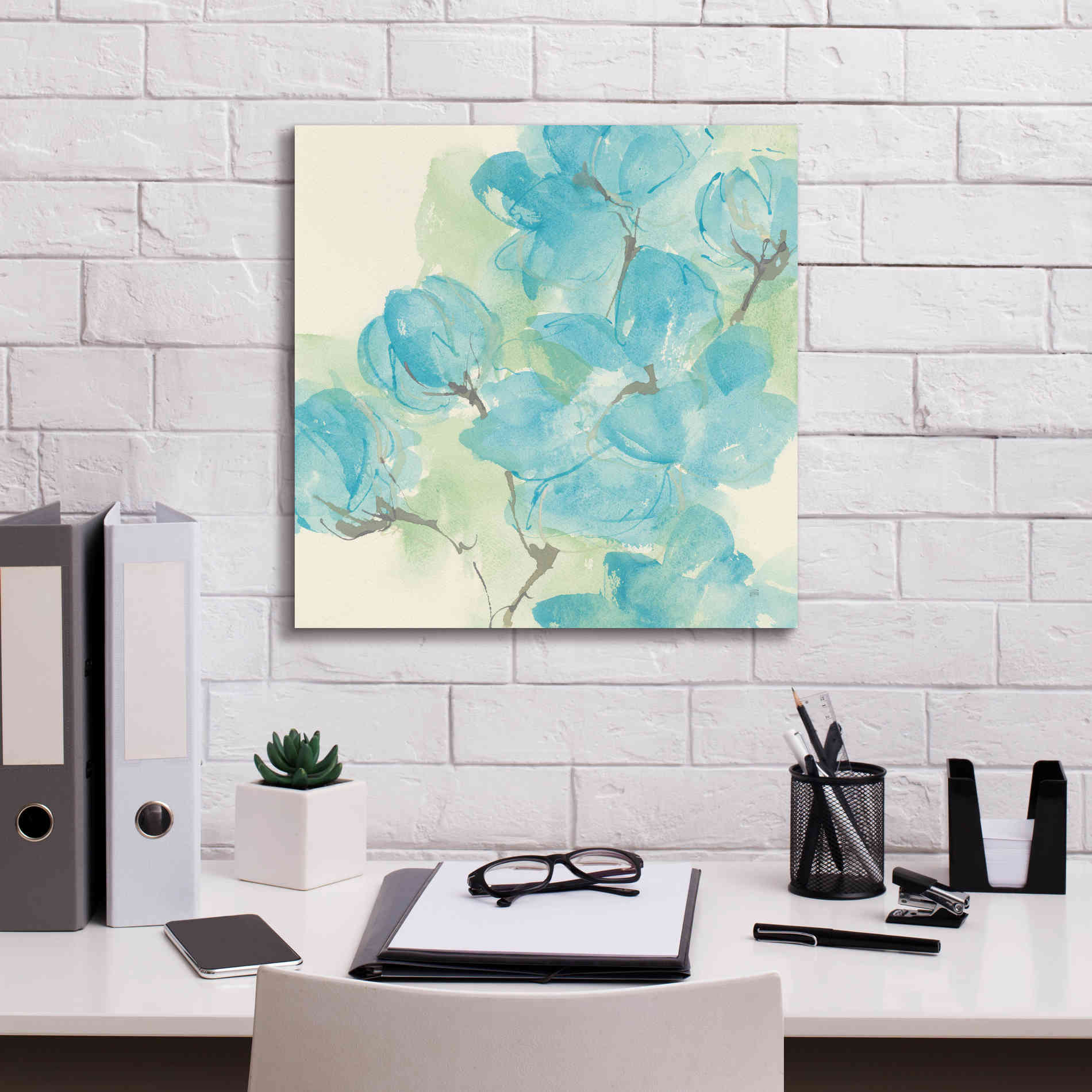 'Arabian Jasmine I' by Chris Paschke, Giclee Canvas Wall Art,18 x 18
