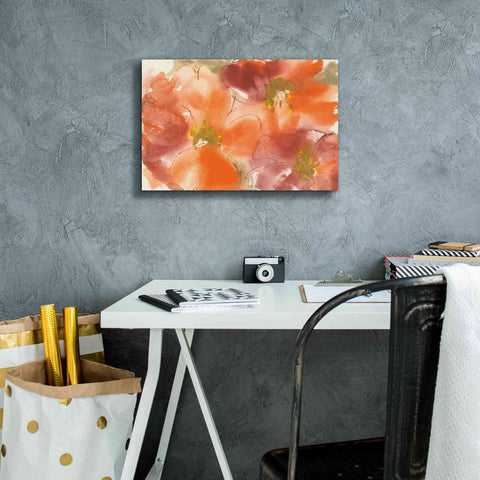 Image of 'Tribal Lilies I' by Chris Paschke, Giclee Canvas Wall Art,18 x 12