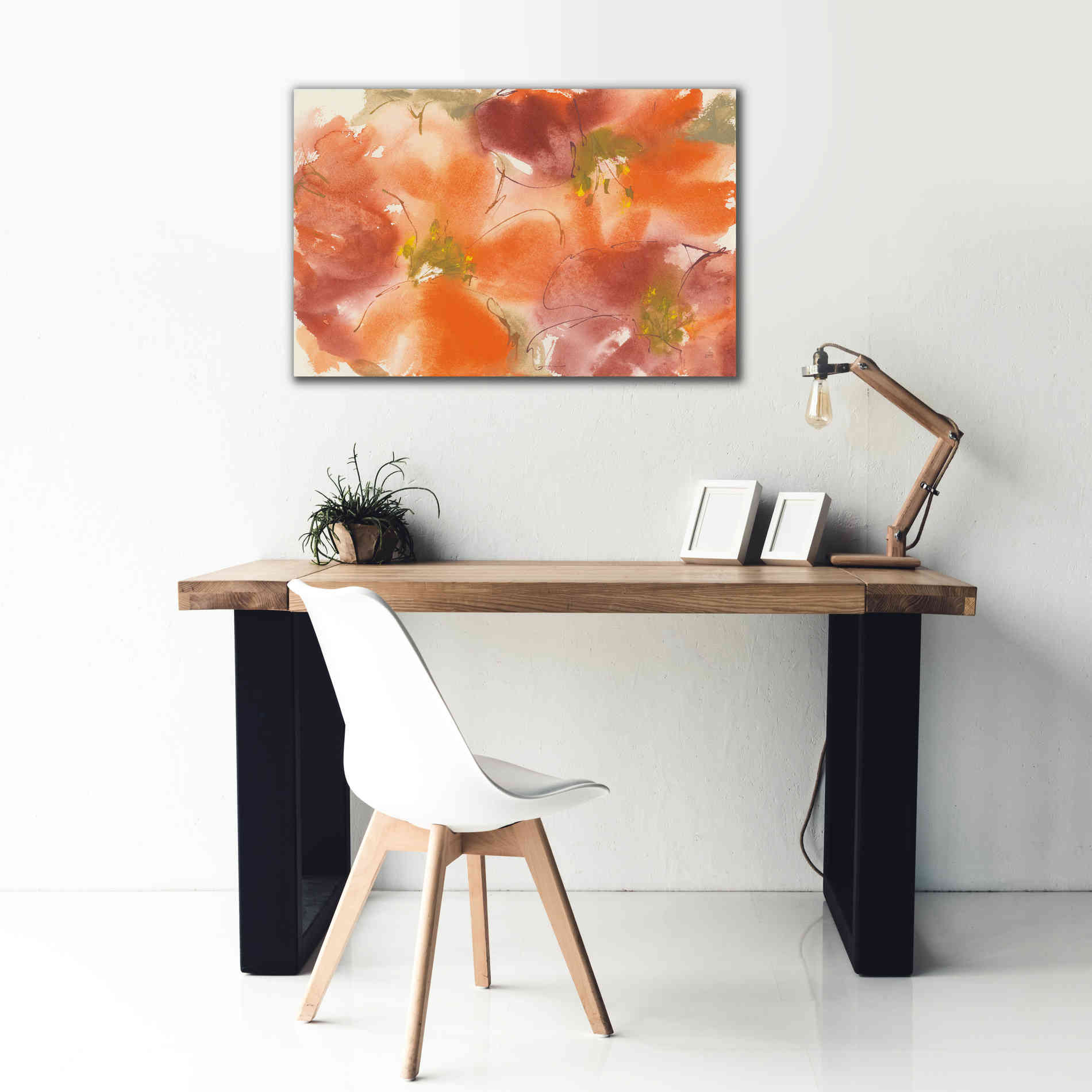 'Tribal Lilies I' by Chris Paschke, Giclee Canvas Wall Art,40 x 26