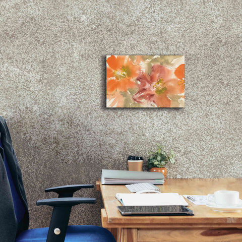 Image of 'Tribal Lilies II' by Chris Paschke, Giclee Canvas Wall Art,18 x 12