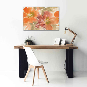 'Tribal Lilies II' by Chris Paschke, Giclee Canvas Wall Art,40 x 26