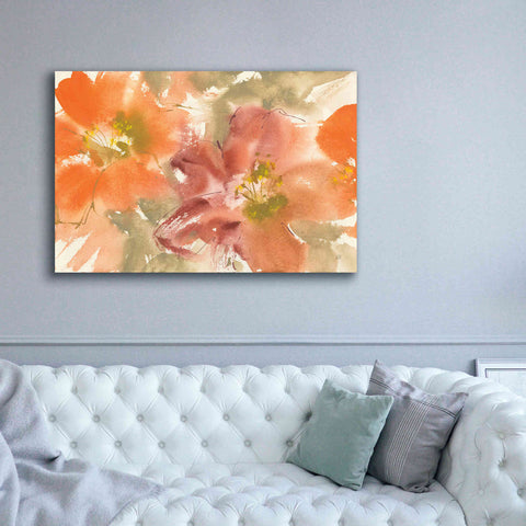 Image of 'Tribal Lilies II' by Chris Paschke, Giclee Canvas Wall Art,60 x 40