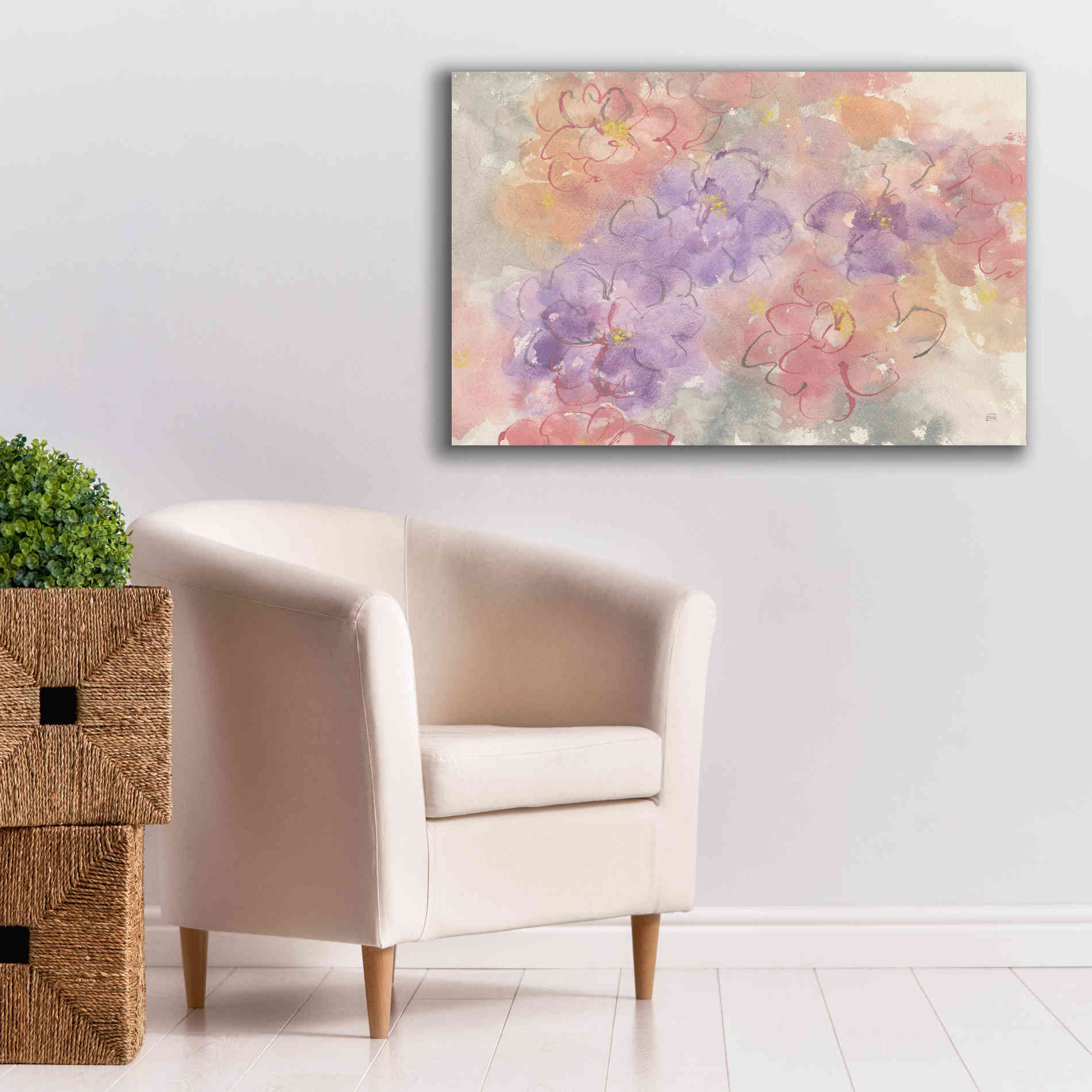 'Intimate Freesia' by Chris Paschke, Giclee Canvas Wall Art,40 x 26