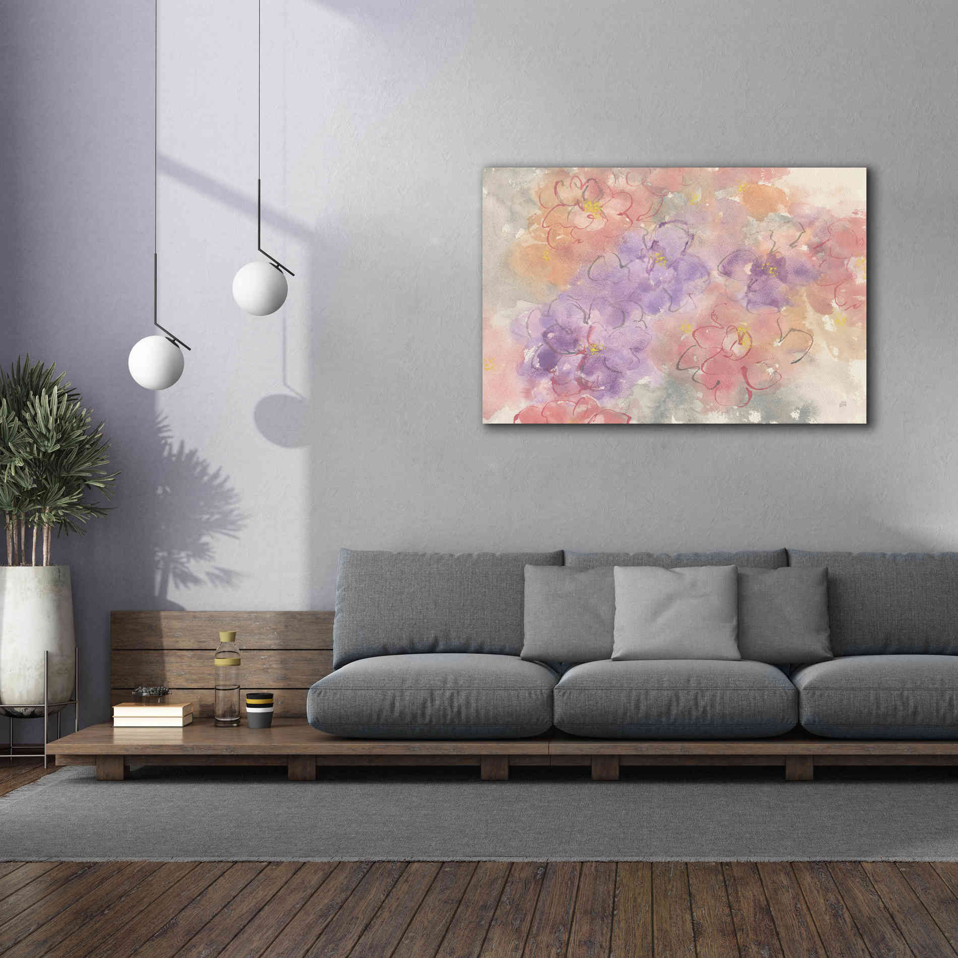 'Intimate Freesia' by Chris Paschke, Giclee Canvas Wall Art,60 x 40