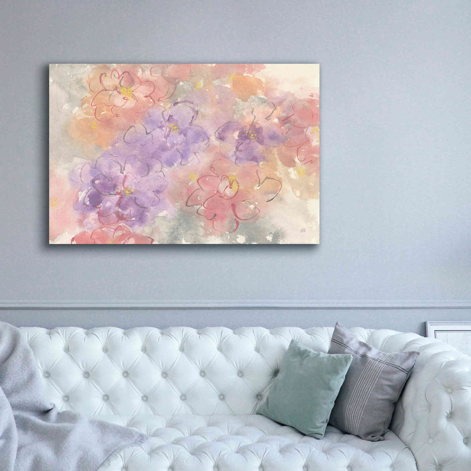 'Intimate Freesia' by Chris Paschke, Giclee Canvas Wall Art,60 x 40