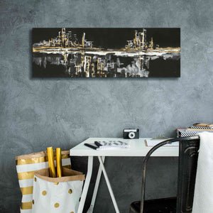 'Urban Gold I' by Chris Paschke, Giclee Canvas Wall Art,36 x 12