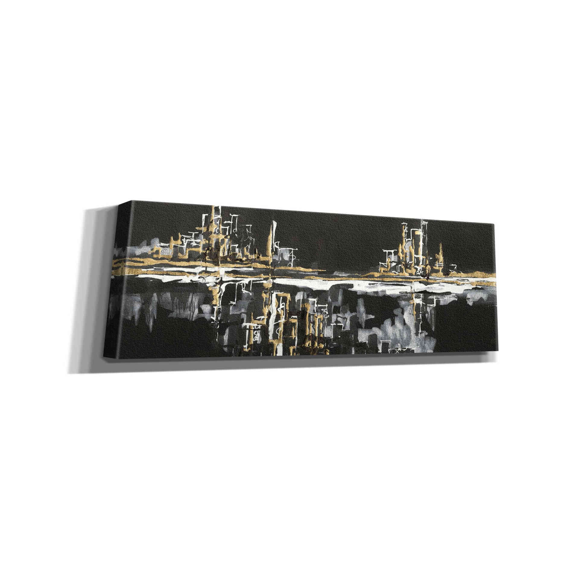 'Urban Gold I' by Chris Paschke, Giclee Canvas Wall Art