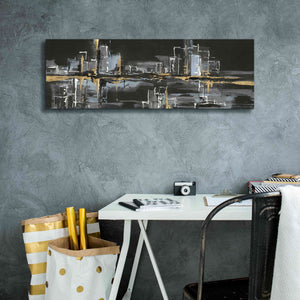 'Urban Gold II' by Chris Paschke, Giclee Canvas Wall Art,36 x 12