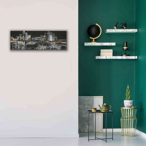 'Urban Gold II' by Chris Paschke, Giclee Canvas Wall Art,36 x 12