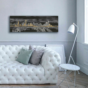 'Urban Gold IV' by Chris Paschke, Giclee Canvas Wall Art,60 x 20