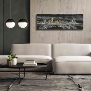 'Urban Gold IV' by Chris Paschke, Giclee Canvas Wall Art,60 x 20