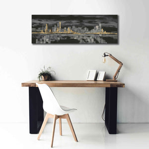 'Urban Gold IV' by Chris Paschke, Giclee Canvas Wall Art,60 x 20