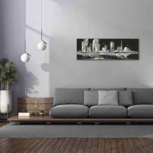 'Urban Gold V' by Chris Paschke, Giclee Canvas Wall Art,60 x 20