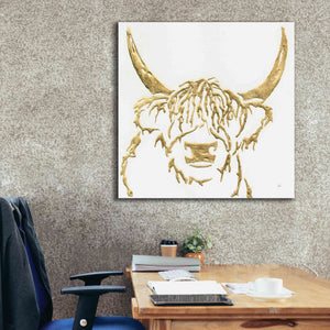 'Gilded Highlander I' by Chris Paschke, Giclee Canvas Wall Art,37 x 37