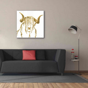 'Gilded Highlander II' by Chris Paschke, Giclee Canvas Wall Art,37 x 37