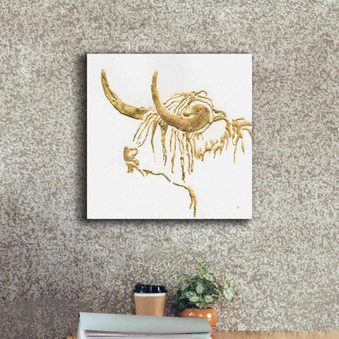 Image of 'Gilded Highlander III' by Chris Paschke, Giclee Canvas Wall Art,18 x 18