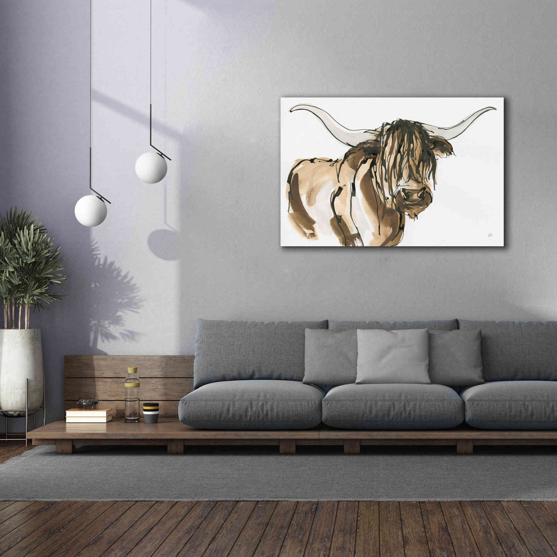'Highlander I' by Chris Paschke, Giclee Canvas Wall Art,60 x 40