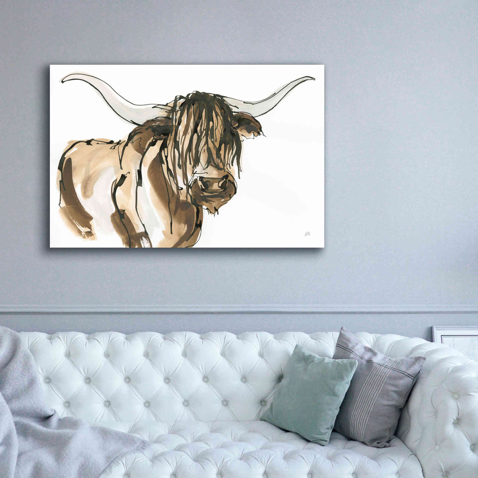 'Highlander I' by Chris Paschke, Giclee Canvas Wall Art,60 x 40